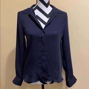 H&M Long Sleeve Button Up Blouse (size 6)